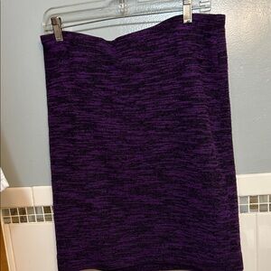 Grace Elements Women's Purple and black Pencil Skirt